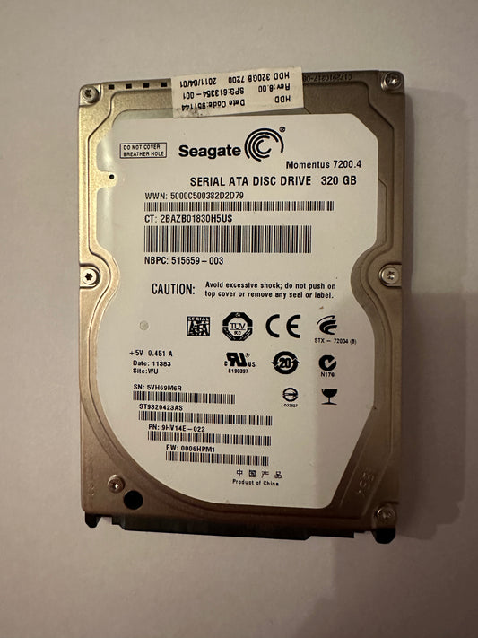 Seagate ST9320423AS 320GB SATA Hard Drive