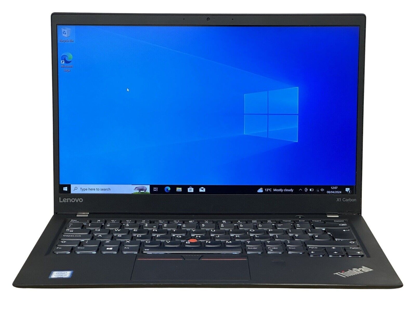 Lenovo ThinkPad X1 Carbon (5th Gen) Laptop - i5, 8GB RAM, 256GB NVMe SSD